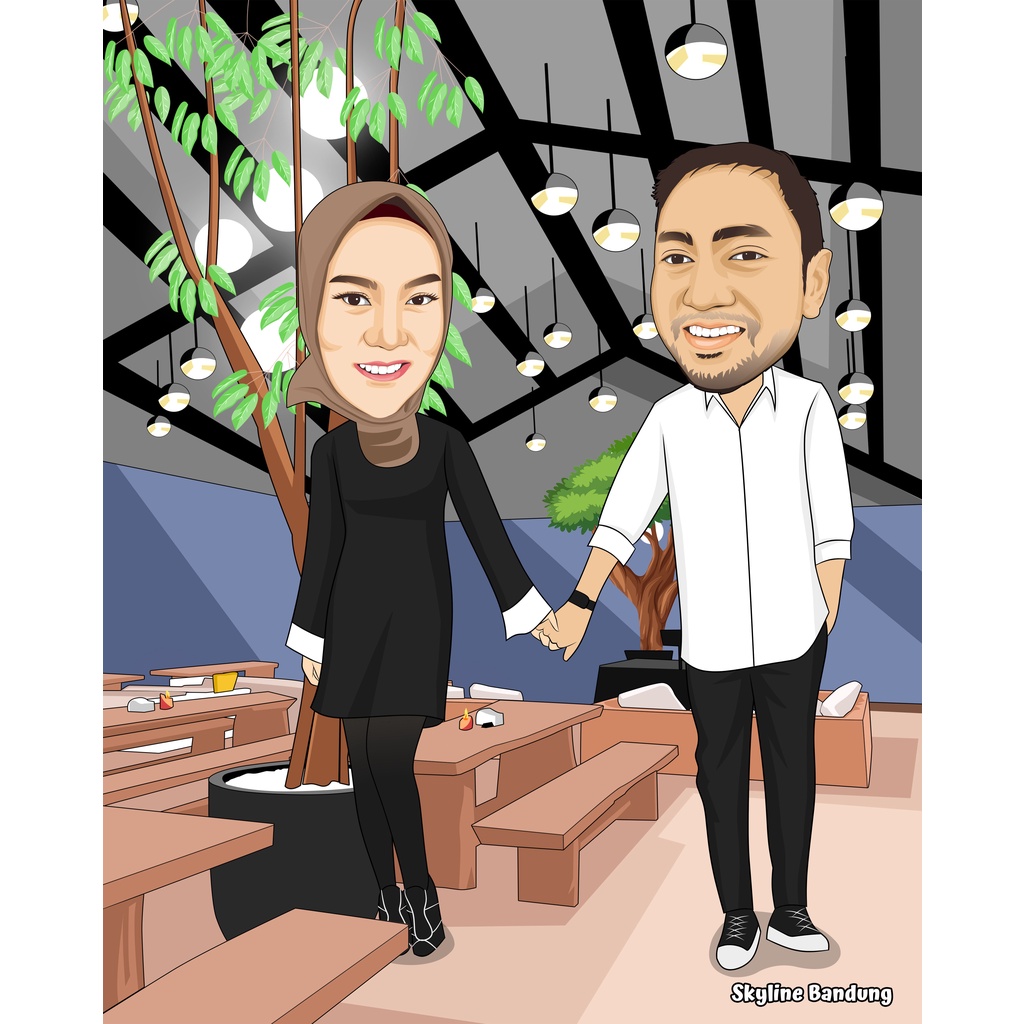 

Karikatur Digital Sketsa Tambahan Wajah / Pengerjaan 2 hari