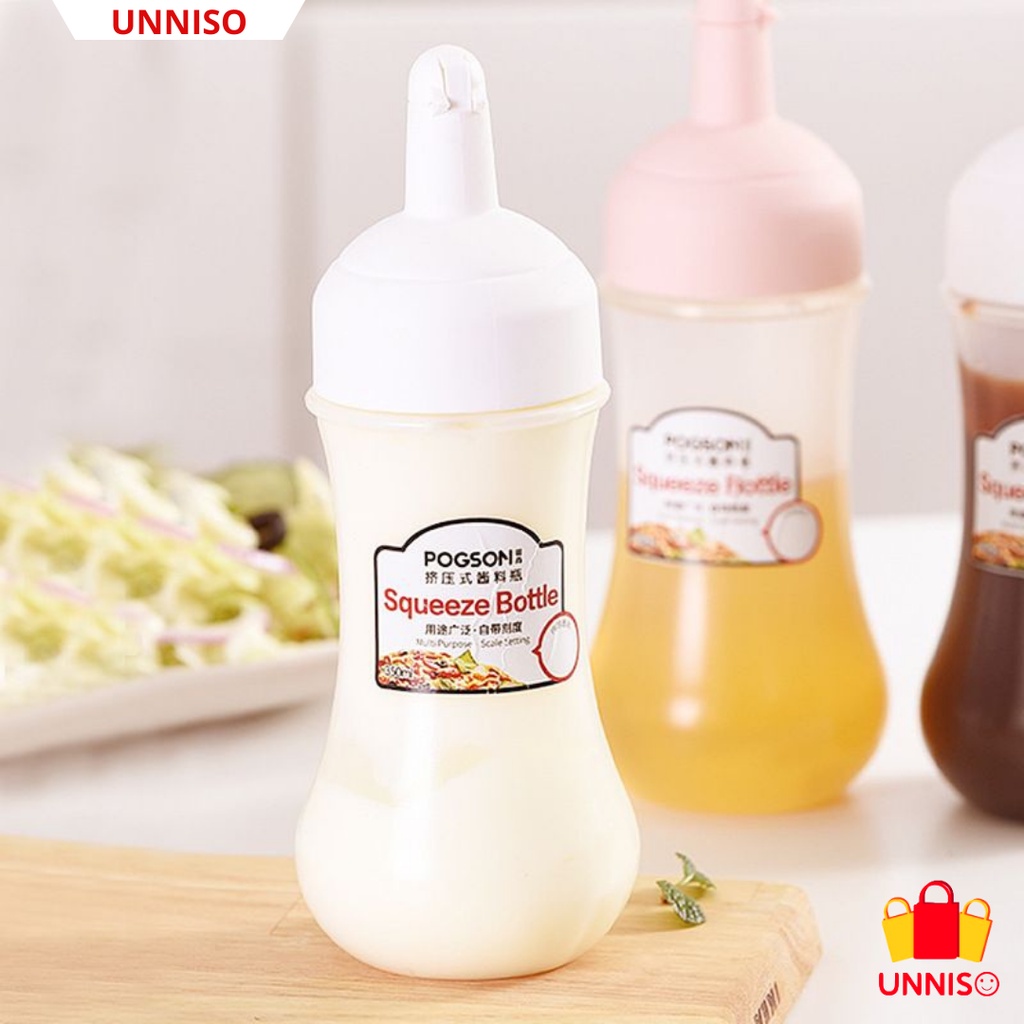 UNNISO - Botol Squeeze Saus Kecap 350 Ml