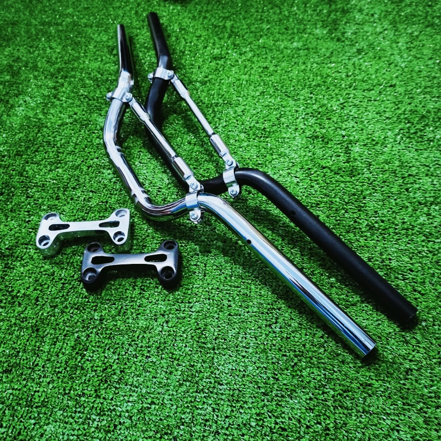 Stang CB CBR 150 - Stir CB - Stir CBR RX King With Raiser & Stabilizier-CBR RX Komplit Crome