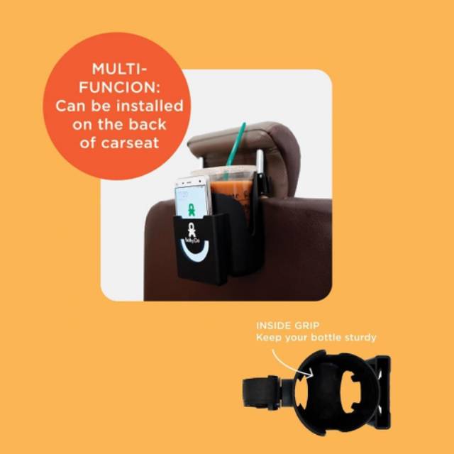 Babygo Inc Cup Holder / and Phone Holder Clip Baby go - babygoinc