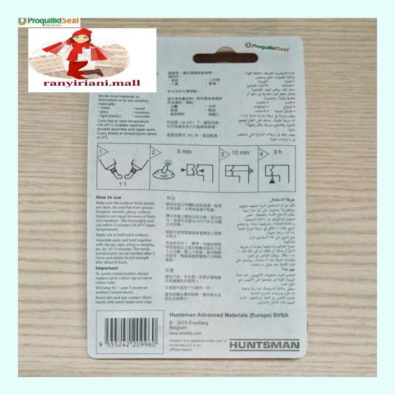 

510Fsjbran Lem Besi Perekat Kuat 5 Menit Araldite Rapid Epoxy Adhesive 5 Minutes Rany5Ckhd