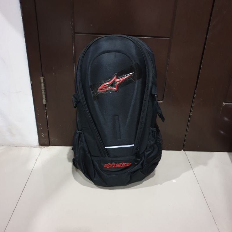 Tas Ransel Alpin Logo dan Tulisan Merah