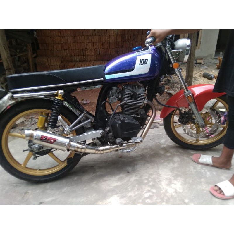 Knalpot racing CTS MUFFLER tiger cb megapro satria fu vixion