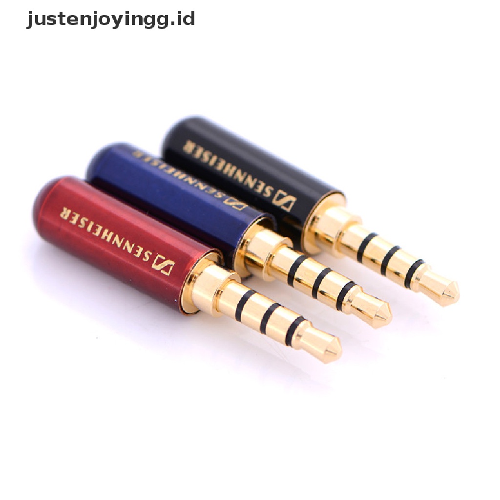 Justenjoyingg.id / 4 Pole Jack Plug Audio 3.5mm Male stereo mini Untuk earphone / headphone   Plug Jack Audio 3.5mm 4 Pole Male stereo Untuk earphone / headphone  4 Pole 3.5mm