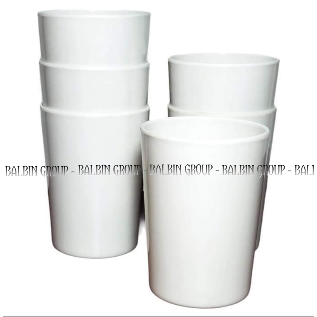GELAS MINUM MELAMINE 250ml isi 6 PCS - FOOD GRADE