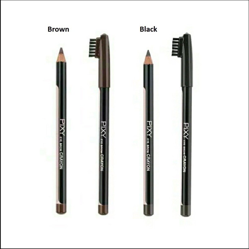 [pi] pixy eyebrow biasa -- pensil alis pixy kemasan hitam baru - pensil eyebrow pixy