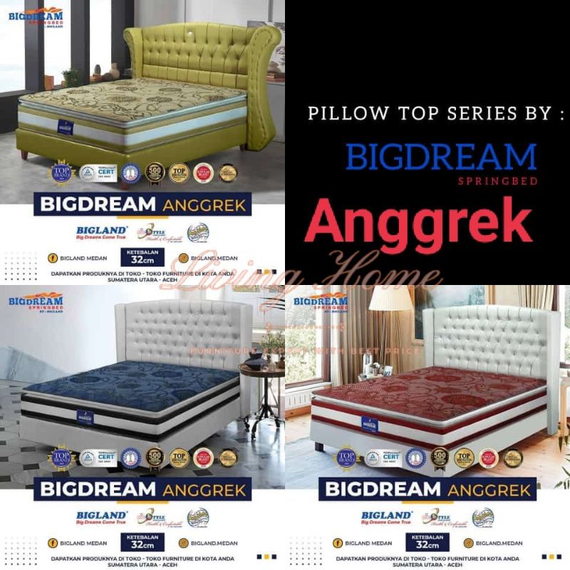 Matras BigDream Type Anggrek 6kaki (180*200) New Bigland
