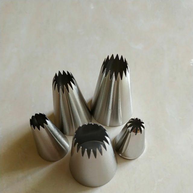 Weijiao Ujung Mulut Pipa Icing Bahan Stainless Steel Untuk Dekorasi Kue Id