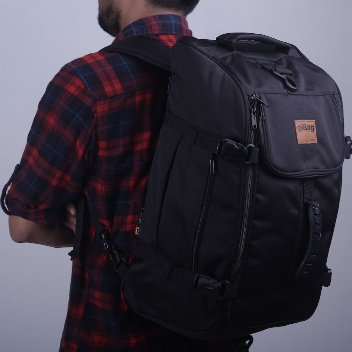 tas travel | tas backpacker eibag 602 hitam