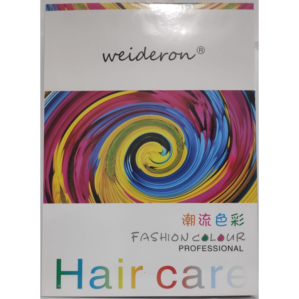 (COD BISA) HAIR COLOR CHART / BUKU KATALOG WARNA RAMBUT WEIDERON