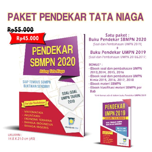 Paket Pendekar Tata Niaga Soal Sbmpn Dan Pembahasan Sbmpn Lengkap Shopee Indonesia