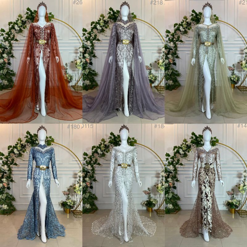 KEBAYA AKAD FULL PAYET//KEBAYA AKAD BEREKOR//GAUN PENGANTIN//KEBAYA