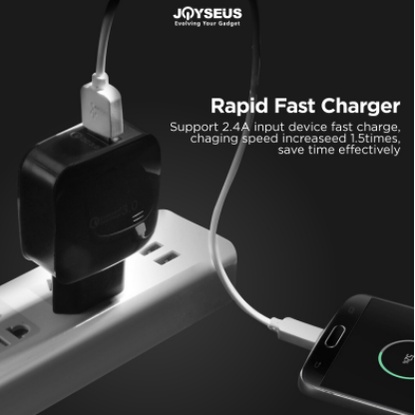 ✅COD Charger Travel Adaptor Colokan USB 1 Port JOYSEUS T1 QC3.0 Quick Charging