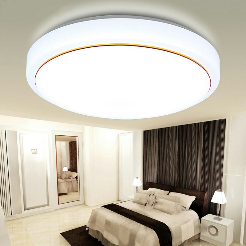 Lampu LED Plafon Modern Cool White 24 W 26 Cm DZ5730 White / Gold