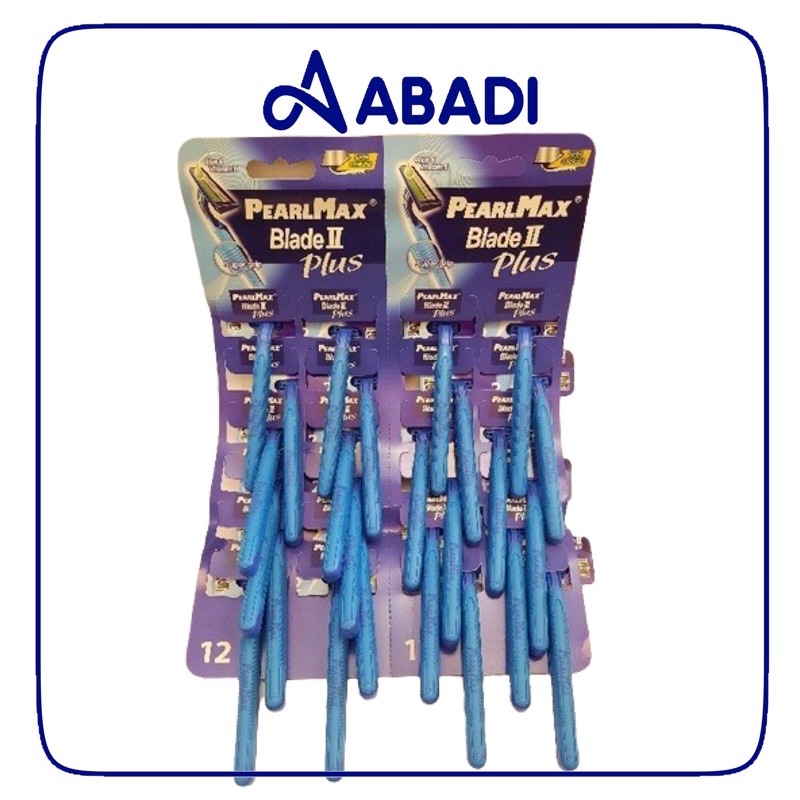 Cukur Kumis Pearlmax Biru Mata 2 GROSIR (1lembar/24pcs)