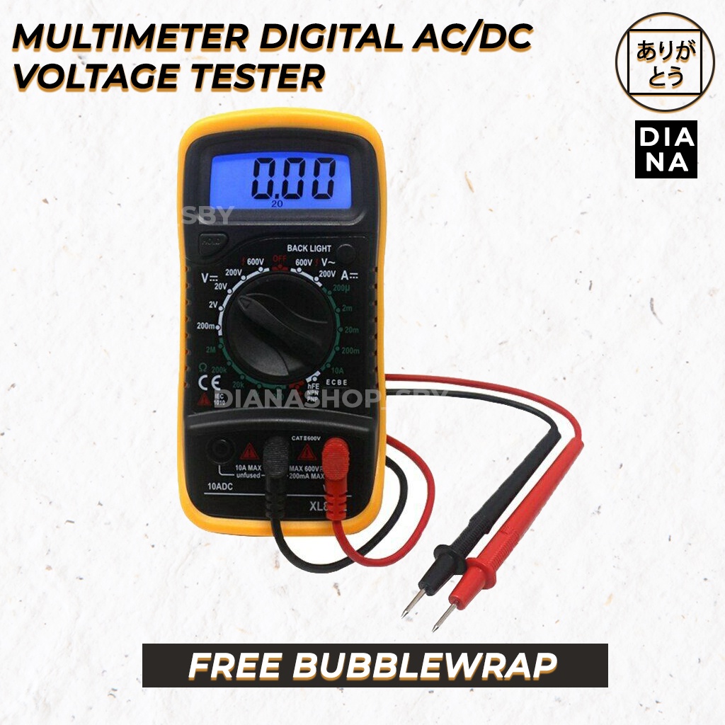 Multimeter Digital AC/DC  Multitester Voltage Tester Avometer