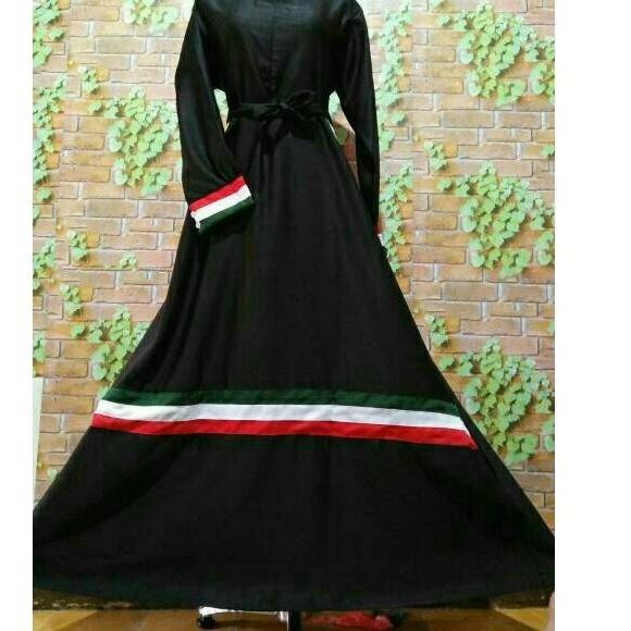 try Gamis palestina Palestine palestin HANYA GAMIS Gaza syari muslim niqobis remaja dewasa anak Zipp