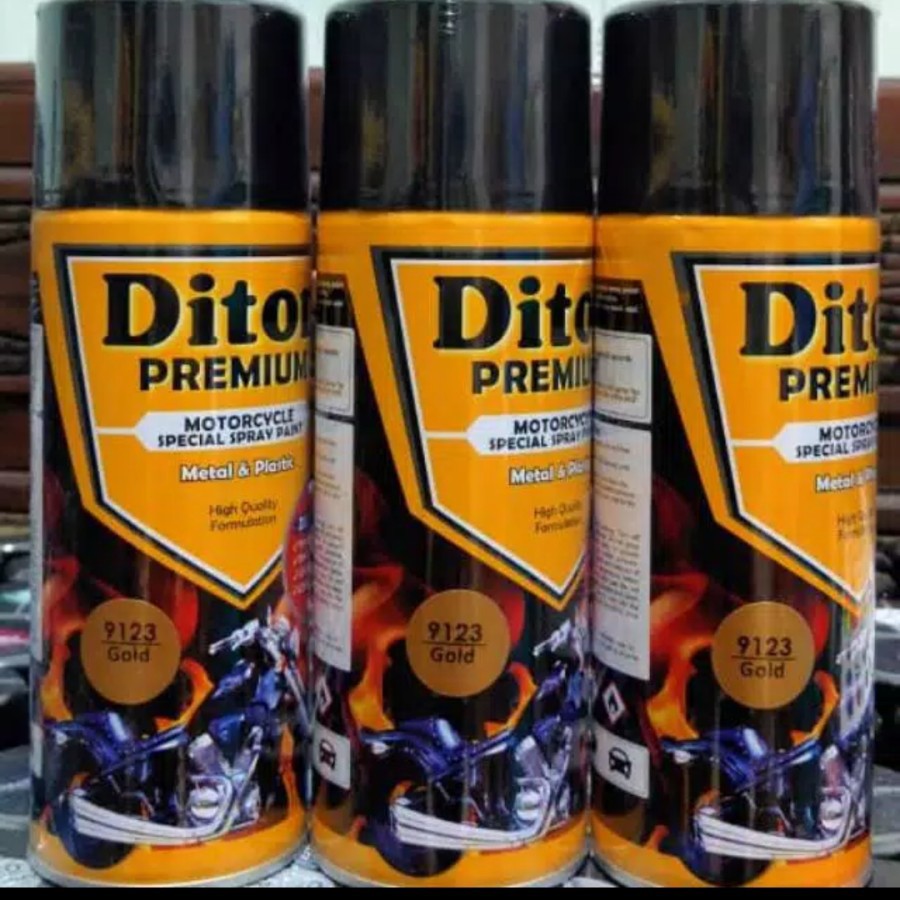 Cat motor diton premium 9123 gold/emas 400cc