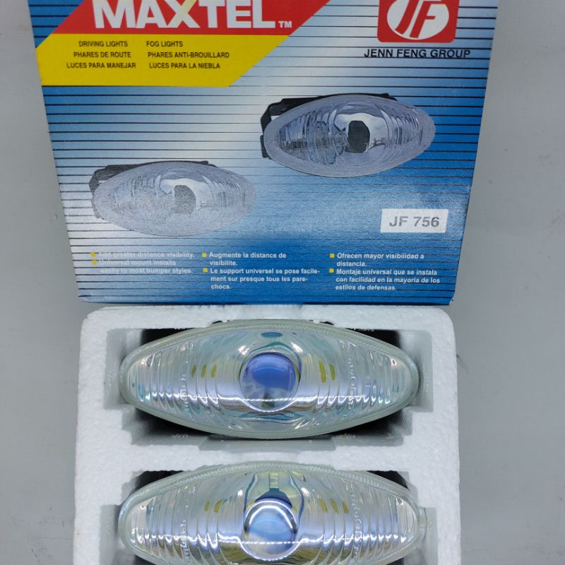 lampu bemper mobil Maxtel 756 oval pelangi