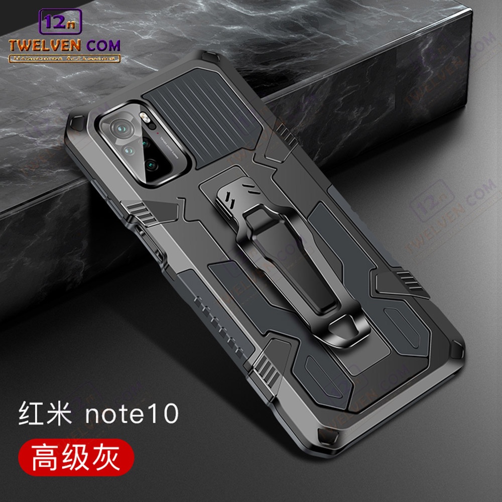 Case Shockproof Xiaomi Redmi Note 10s Armor Hardcase Stand Clip