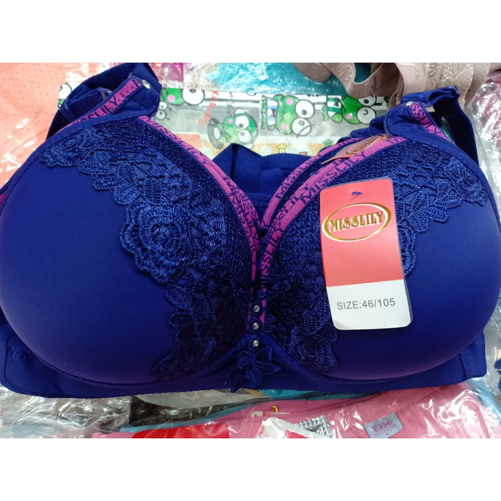 BRA / BH MISSLILY JUMBO RENDA /KAWAT SIZE 38 40 42 44 46