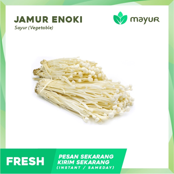 

Jamur Enoki 1 Pack (100 gram)