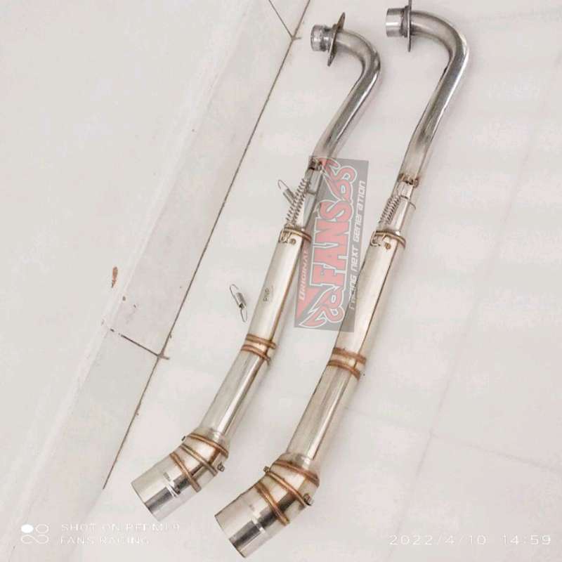 leheran leher header knalpot racing Jupiter z z1 supra x 125 fit new blade smash 110