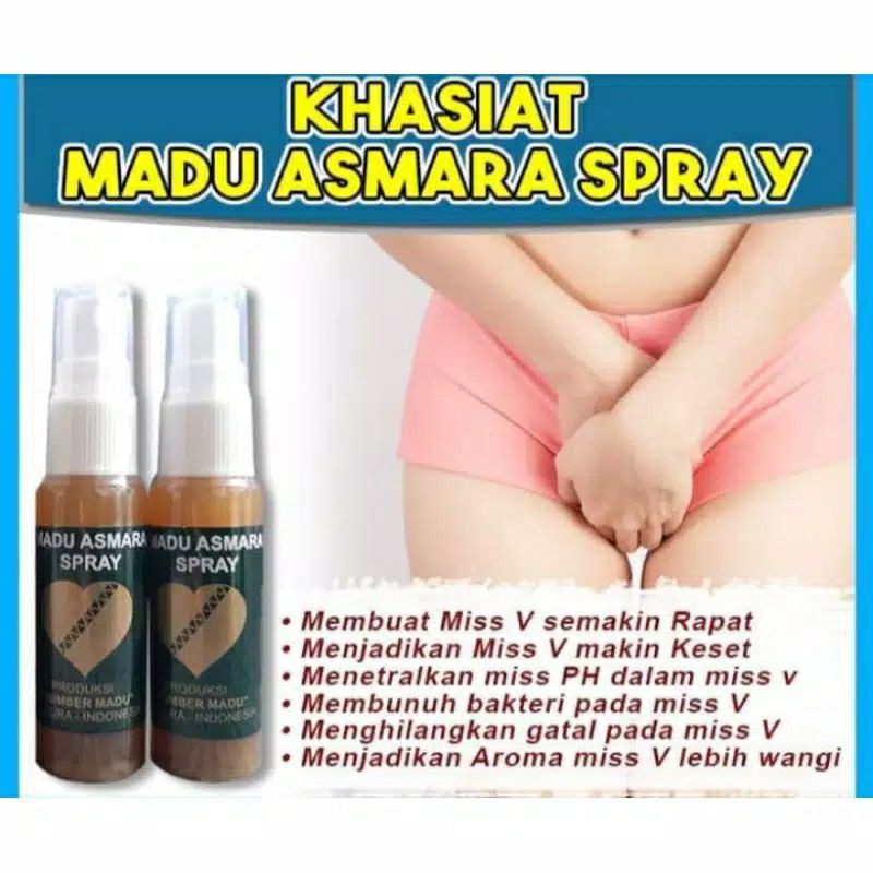 Madu Asmara Spray Obat Perapat Miss v Kewanitaan Asli Madura Bpom