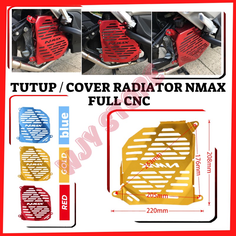 Tutup Cover Radiator Variasi Yamaha Nmax Aerox