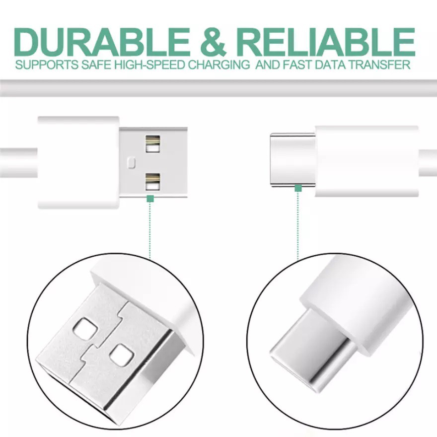 Cable Type C Xiaomi USB-C Cable 1M Fast Charging 3A Data Kabel-1