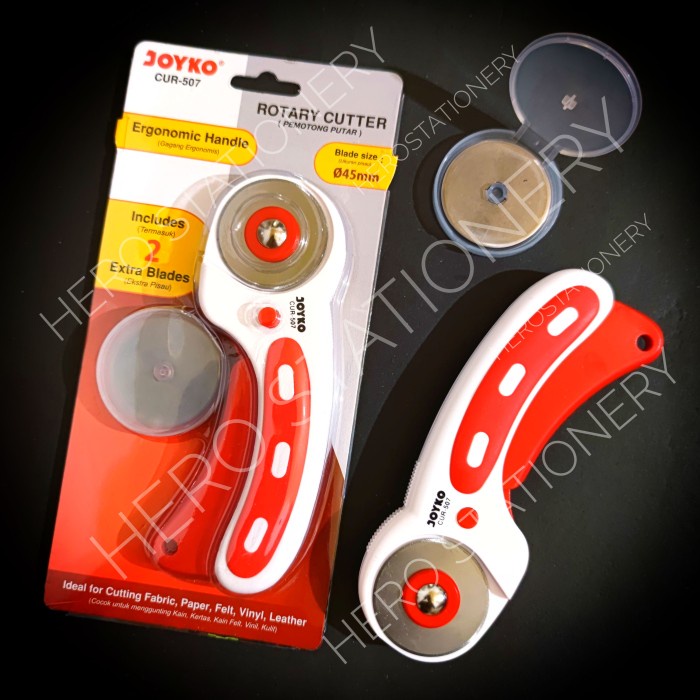 

Berkualitas Joyko Rotary Cutter Pemotong Putar Ergonomis Cur-507 Bergaransi