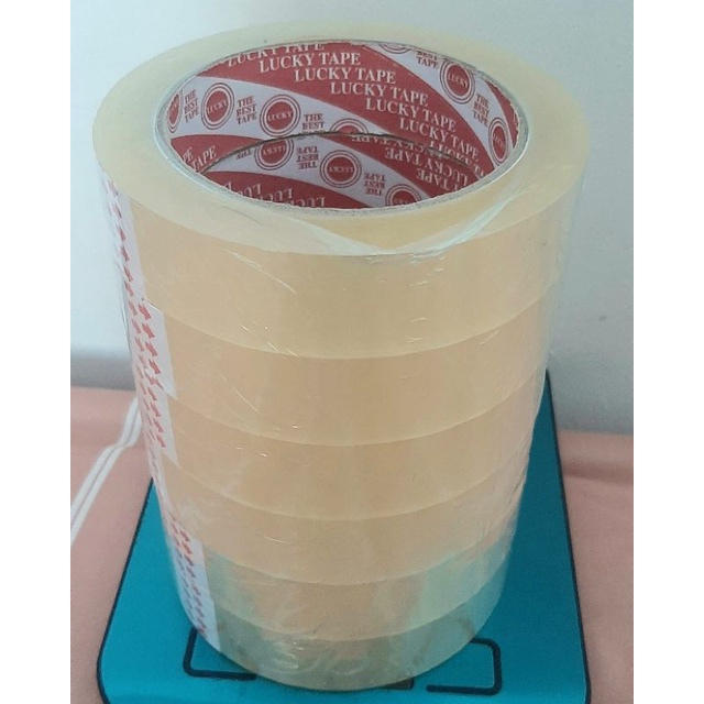 

isolasi bening 1inch lucky tape 100yard