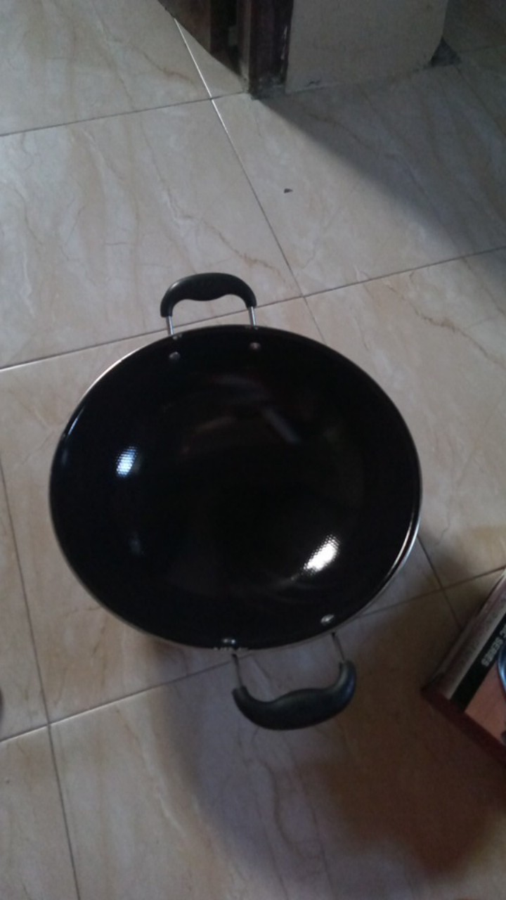 Wajan Enamel Tebal 34 Cm- Tebal Enamel Anti Gores