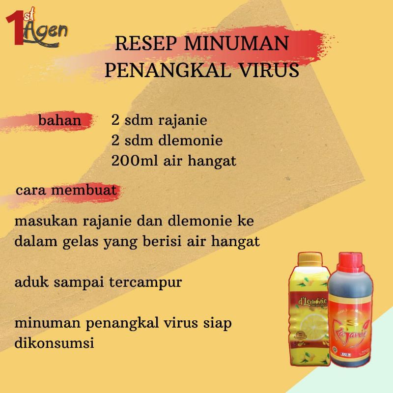 

Paket d'Raja (d'Lemonie dan Rajanie) Minuman Herbal Kesehatan