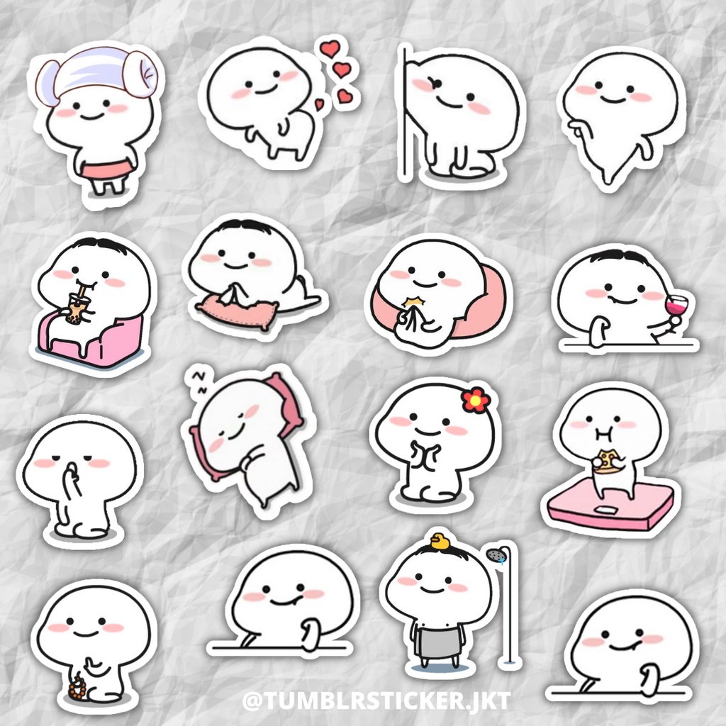 STICKER TUMBLR PENTOL PACK | STICKER AESTHETIC LAPTOP | STICKER TUMBLR HP JURNAL MURAH PENTOL