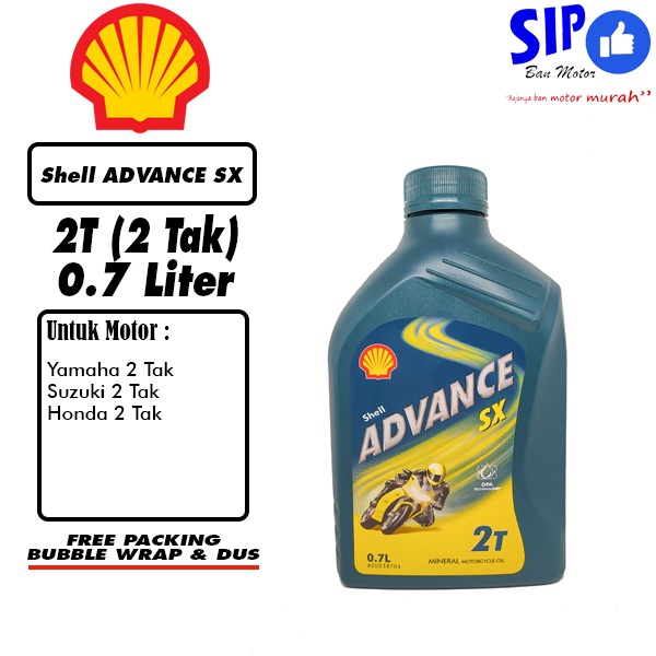 Oli samping 2tak Shell Advance SX 2T 0.7L ( 700ml )