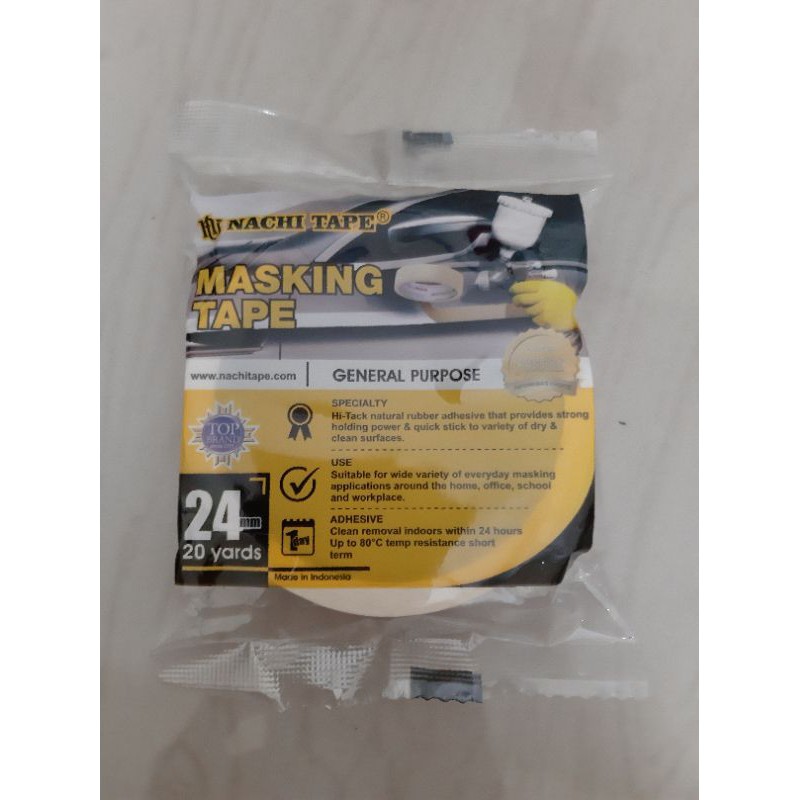 

Masking tape Nachi 24 mm 1 inch lakban kertas