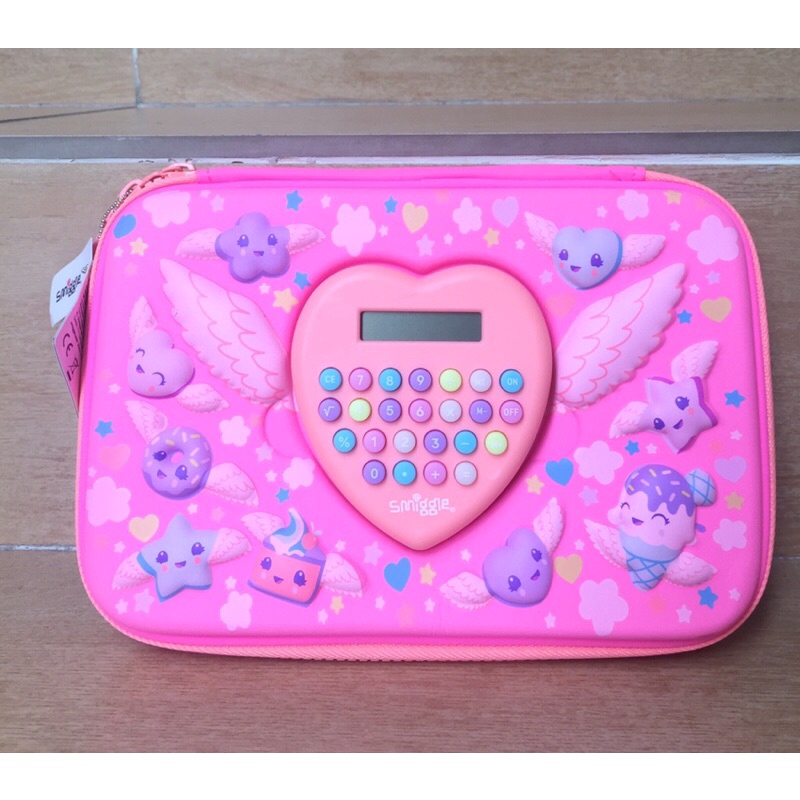 

Smiggle Hardtop Pencil Cases Calculator Love Girl Original Authentic