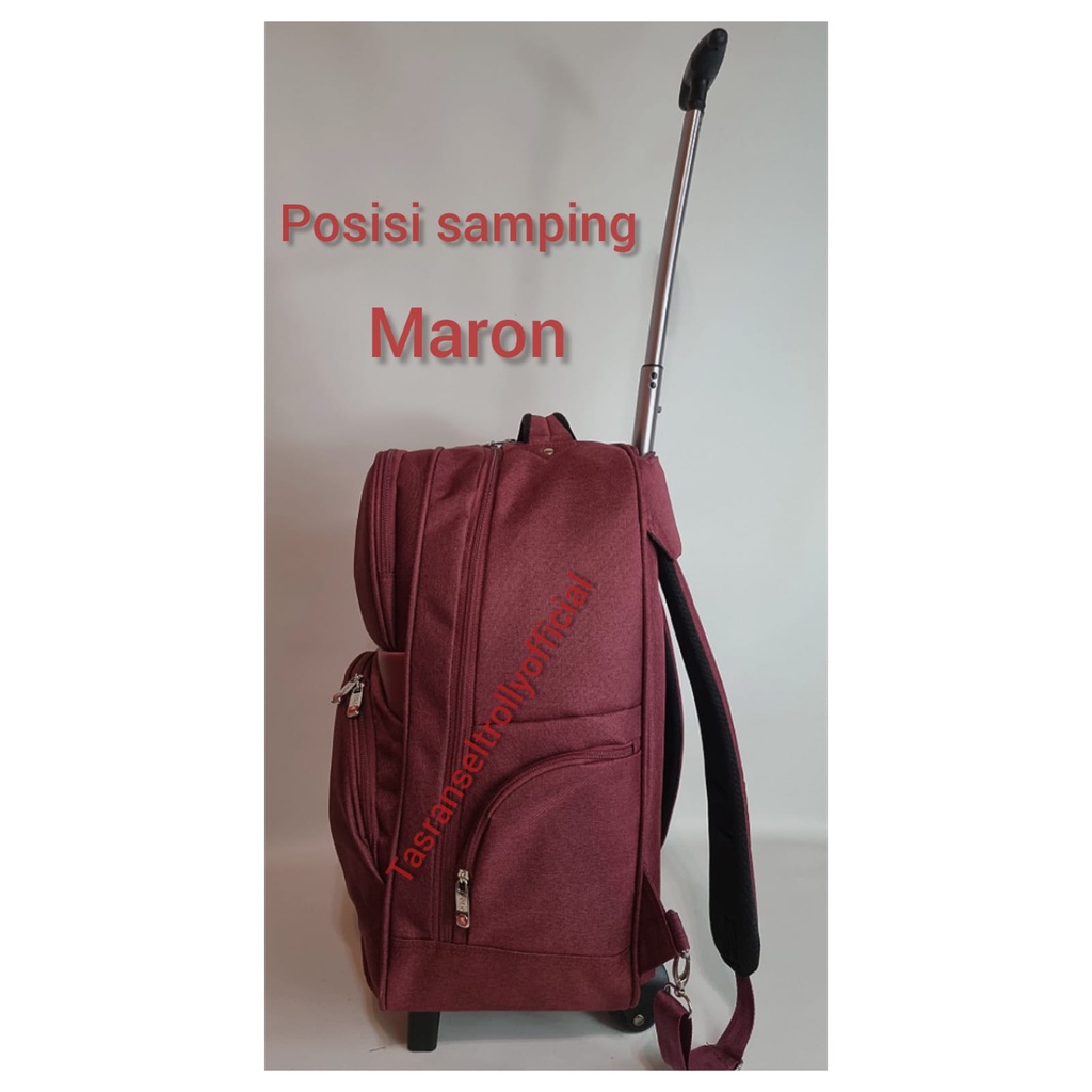 Tas Ransel Troli Laptop 19&quot; Polo Interclub 100%original.