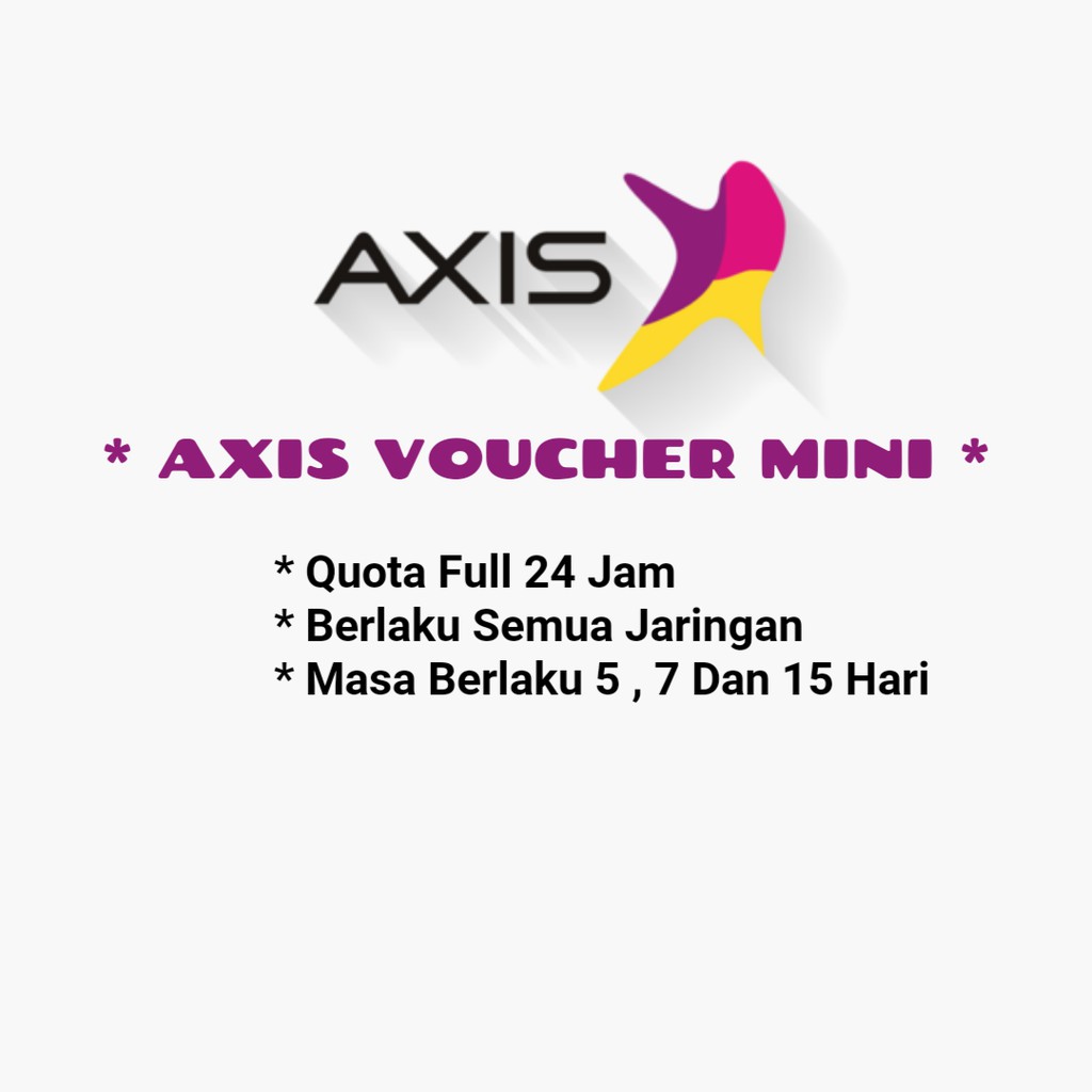 {PROMO} AXIS VOUCHER MINI TERBAIK