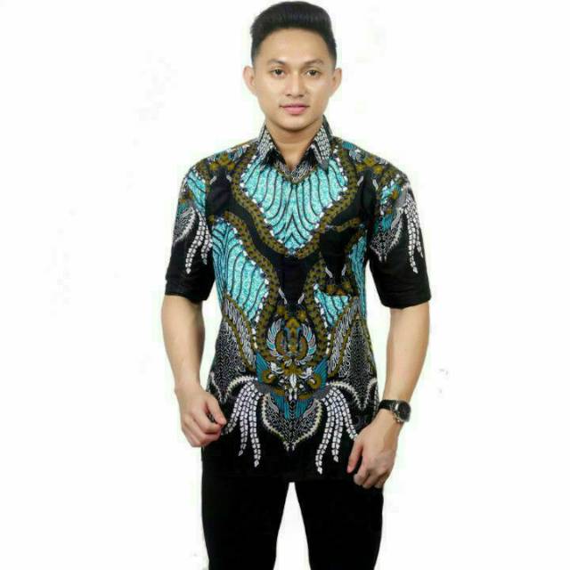 Baju Batik Pria Gus Azmi Syubbanul Muslimin Batik Katun Halus Hadroh Azzahir Hilwa Ala Santri Modern