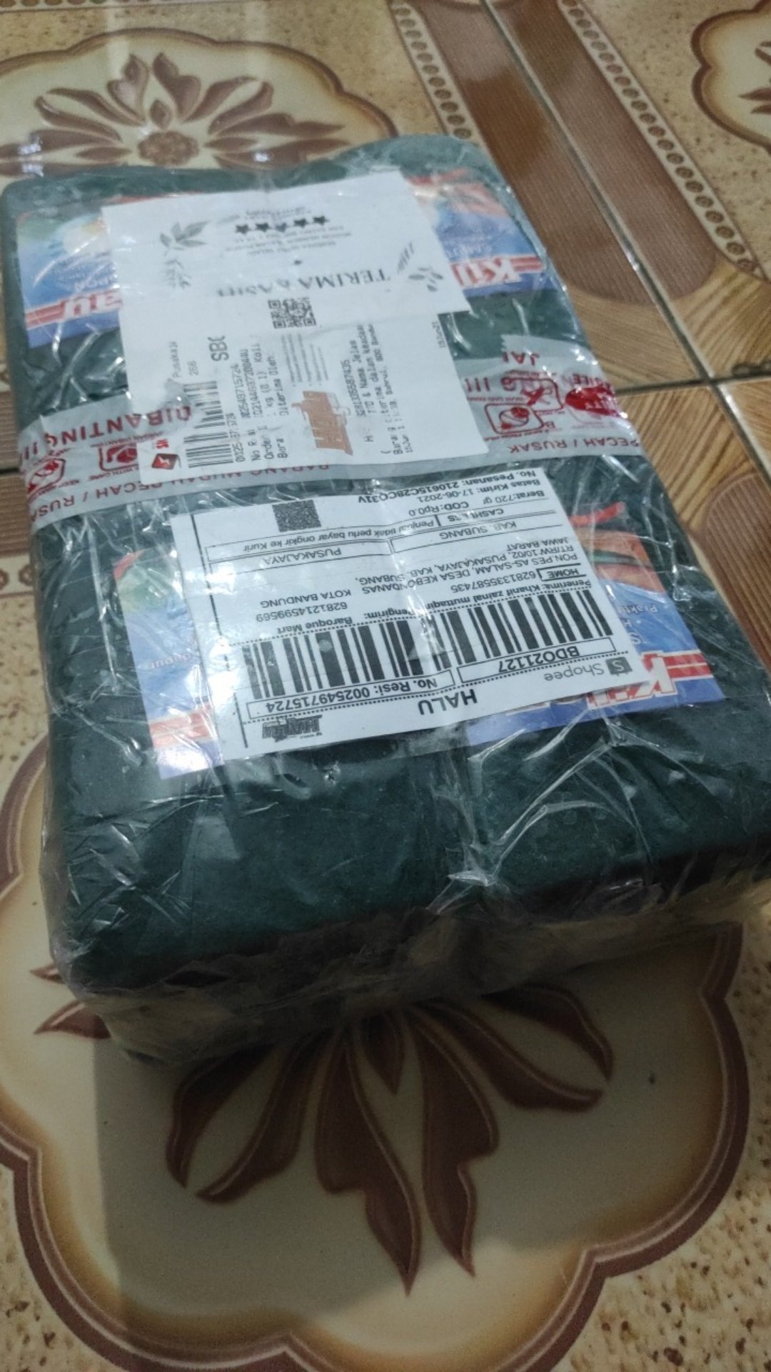 Sabut Cuci Piring Hijau Tanpa Spon Grosir Baroque Mart