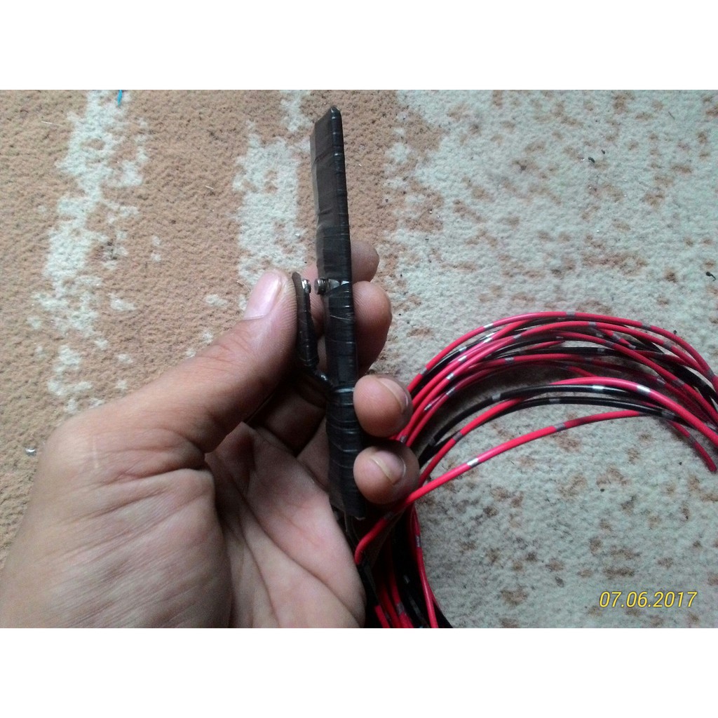 KABEL DAN SAKLAR STIK SETRUMAN IKAN 2MILI