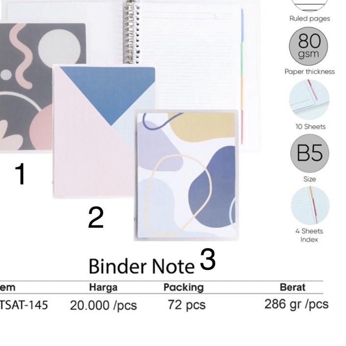 

♖ Map Binder Note A5 B5 Warna Motif A5-TSAT-521 / B5-TSAT-145 produck vyralral