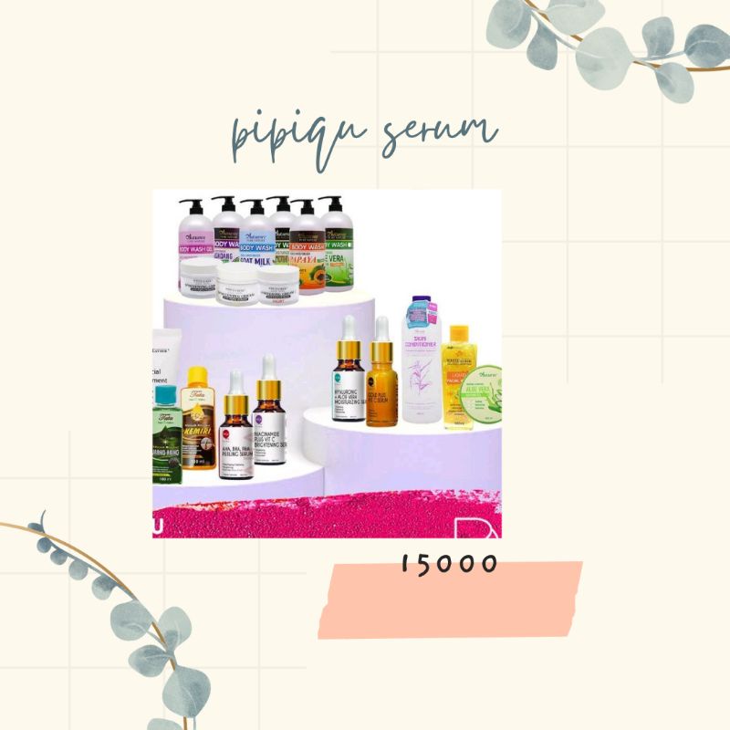 PipiQiu Serum AHA /Serum Vit C /Serum Gold /Minyak Kemiri