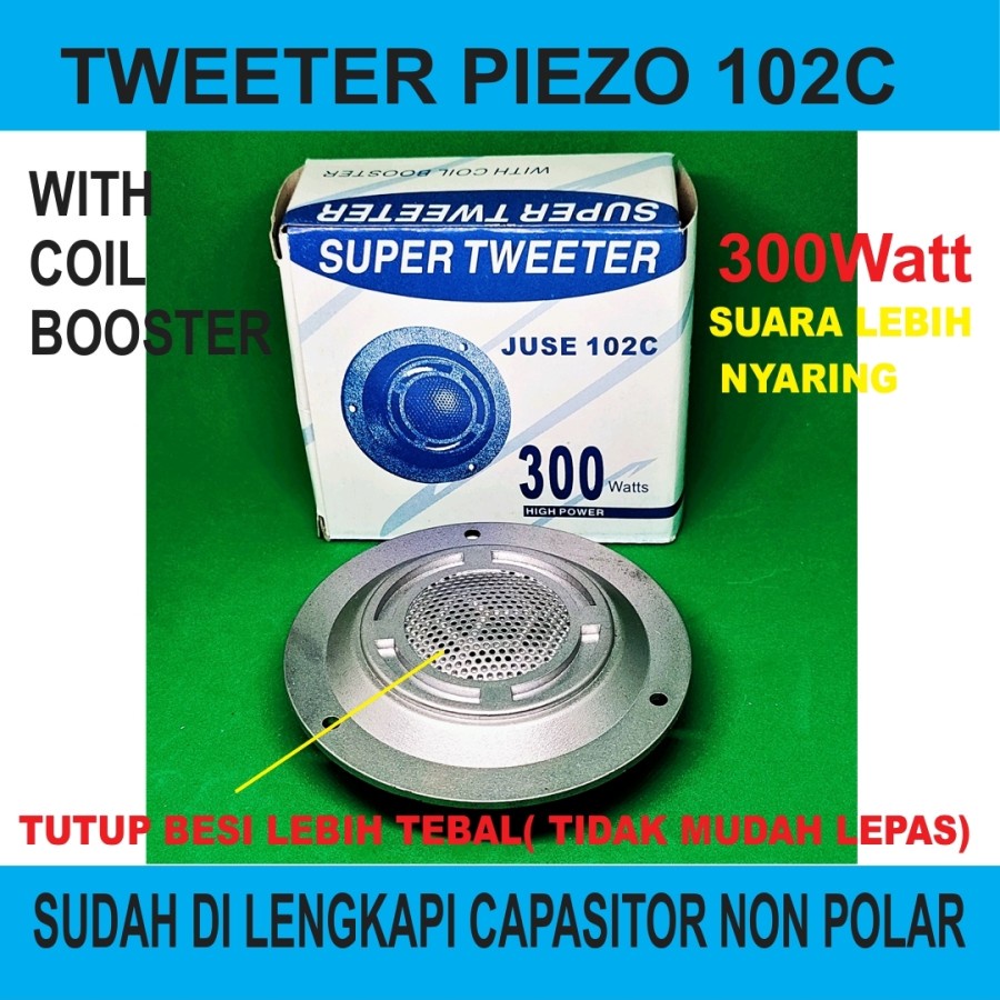 Twitter tweeter tweeter Piezo 102 - silver