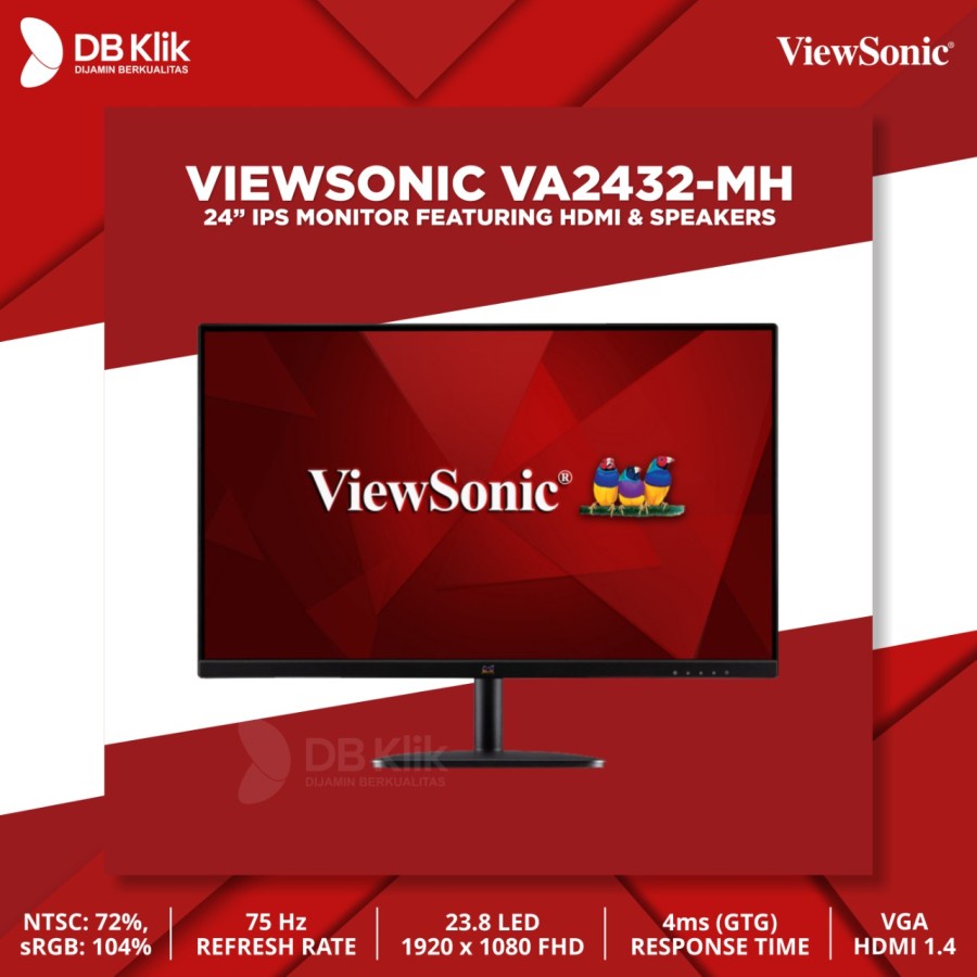 Jual Led Monitor Viewsonic Va Mh Ips Hz Fhd Hdmi Vga Va Shopee Indonesia