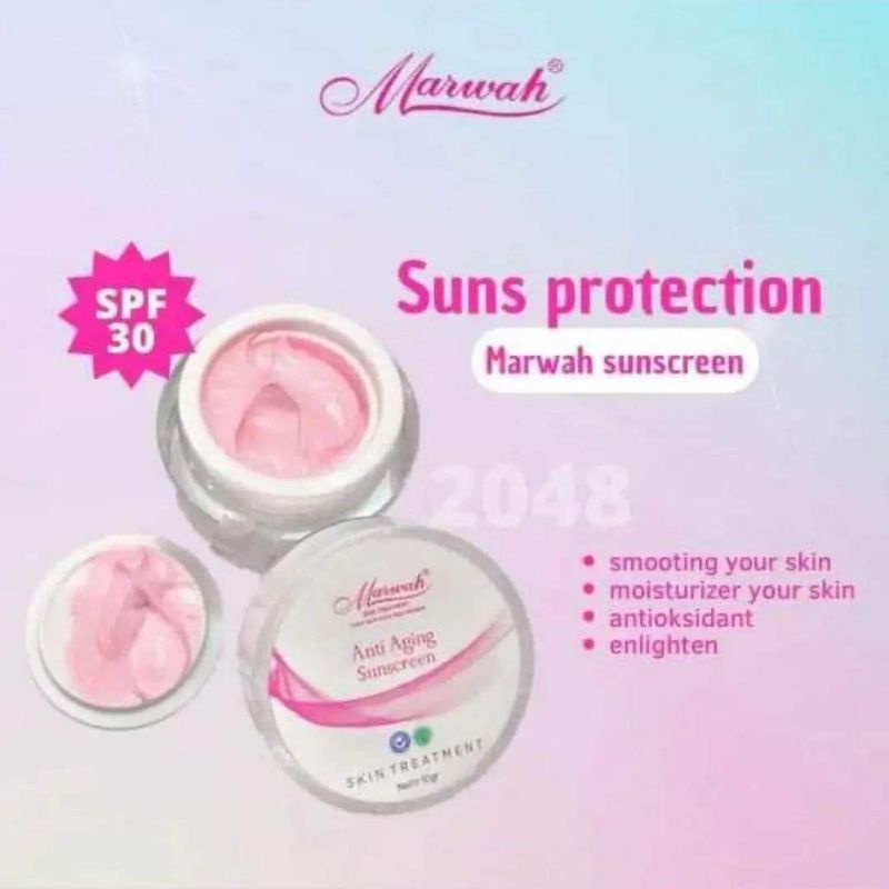 SUNSCREEN MARWAH ECER - DAY CREAM MARWAH - CREAM SIANG MARWAH