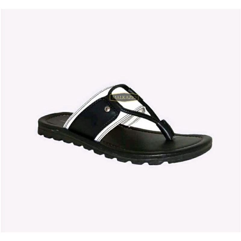 Sandal Jepit Pria Tarumpah / Jepit Sendal Kasual Hitam / Sandal Distro Bapak hitam, 39