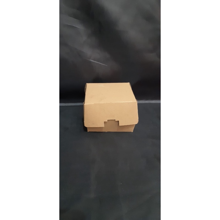 

DUS BOX BURGER RAKIT LAMINASI KRAFT isi 10 pcs